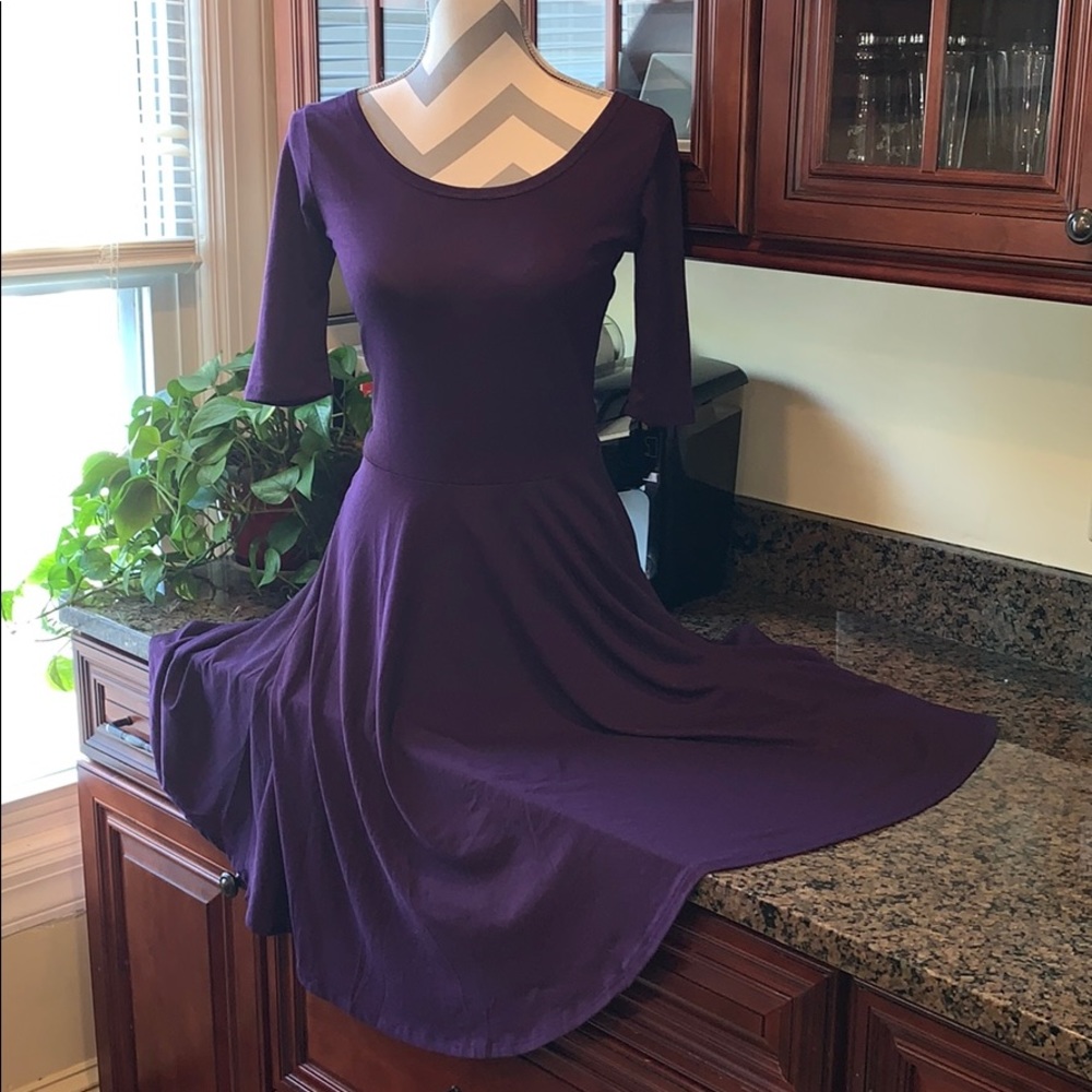 LulaRoe Purple Dress